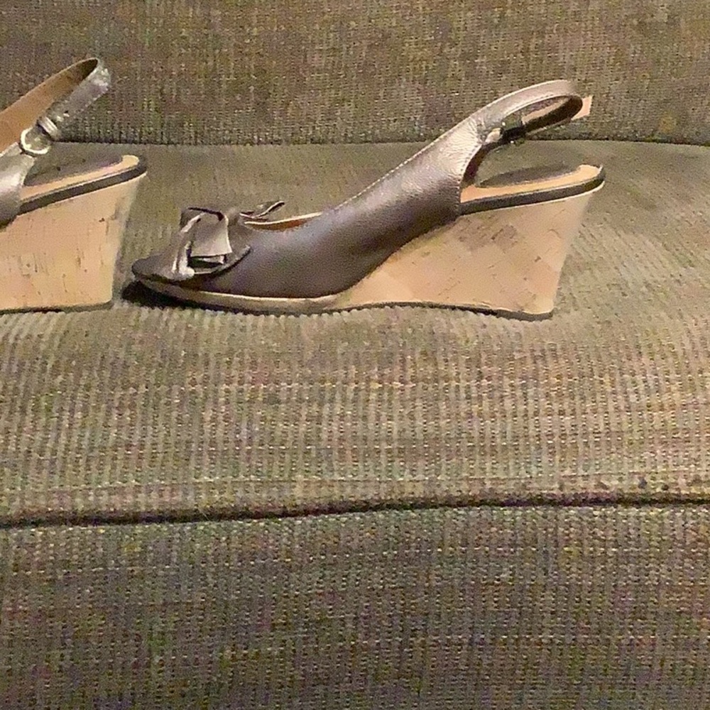 Clark’s bronze cork sling backs, size 8.5M - Picture 5 of 8